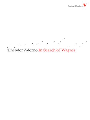 cover image of In Search of Wagner
